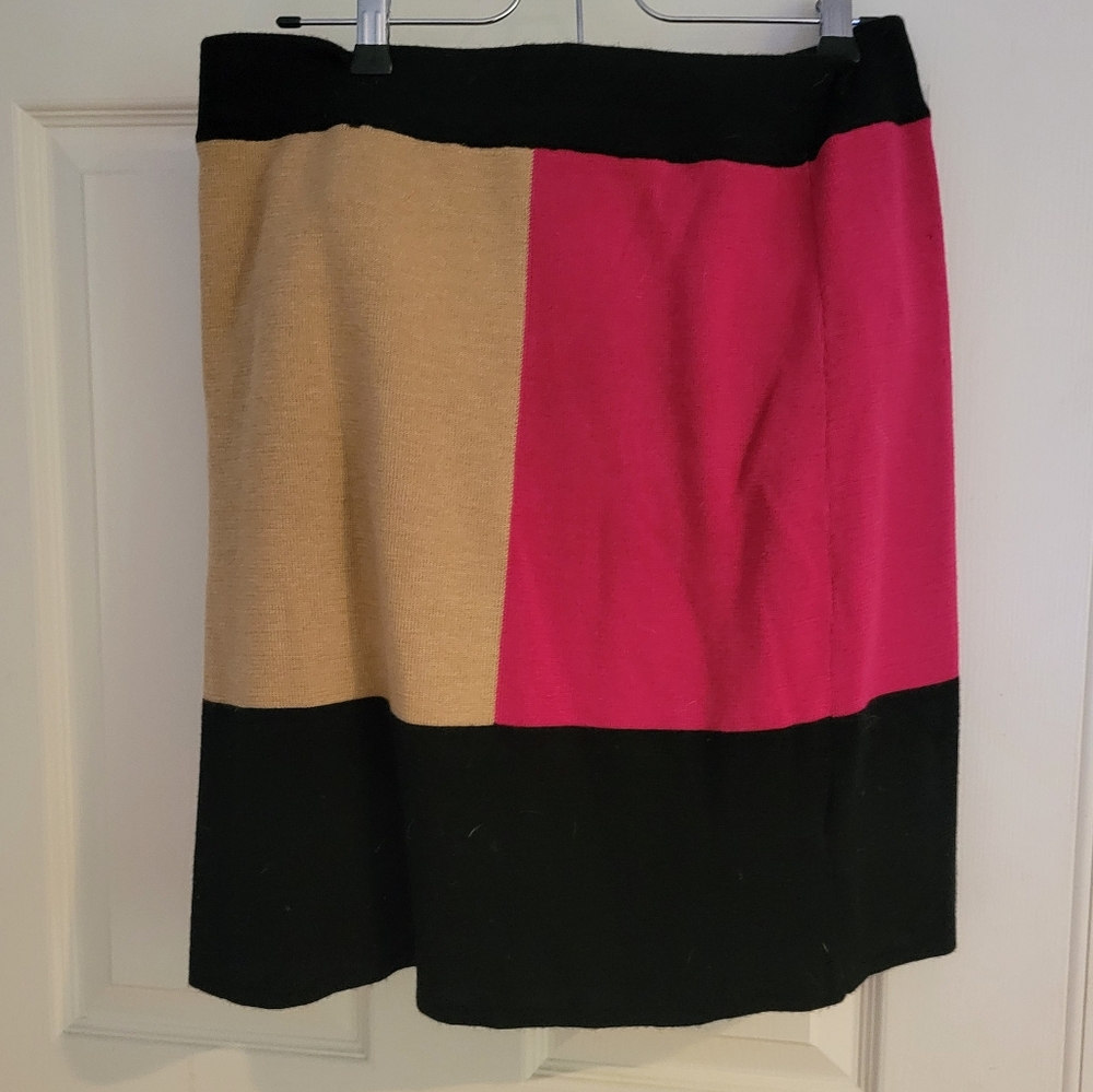 LOFT colorblock skirt